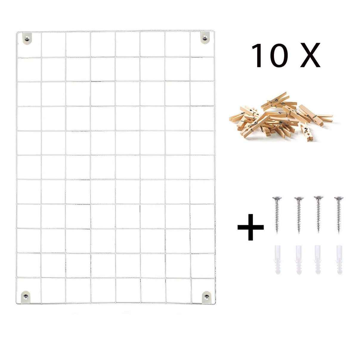 Decoratiune de perete Metal Evila Originals, alb, 70x3x50 cm