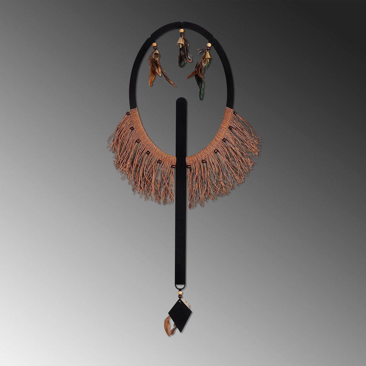 Decoratiune de perete Metal Ifamac, Cupru, 90x1x46 cm