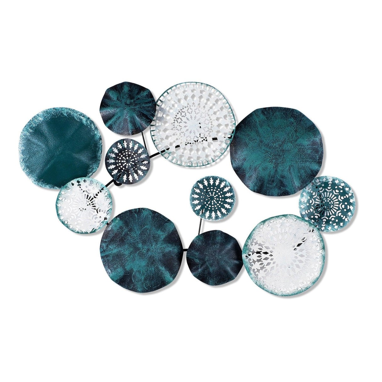 Decoratiune de perete Metal Metal Art Charm, Multicolor, 50x5x82 cm