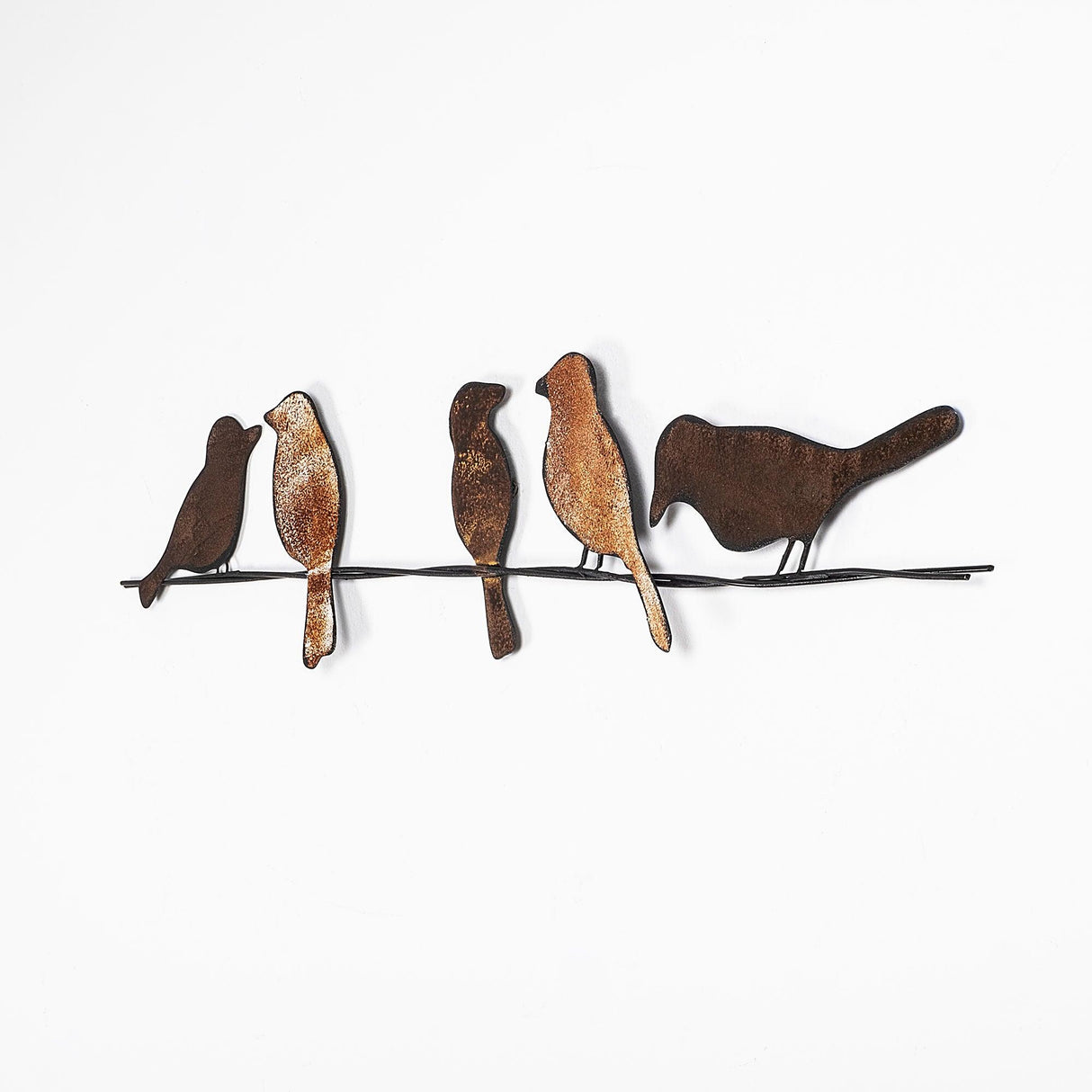 Decoratiune de perete Metal Muhabbet, Multicolor, 18x1x81 cm