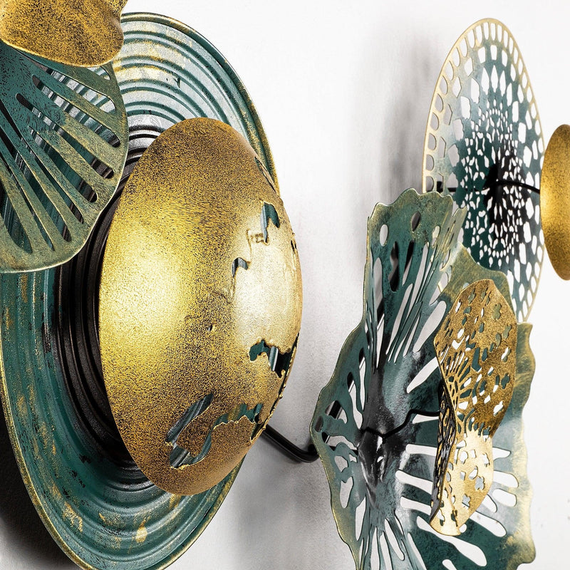 Decoratiune de perete Metal Sensuale, Multicolor, 50x0,15x100 cm