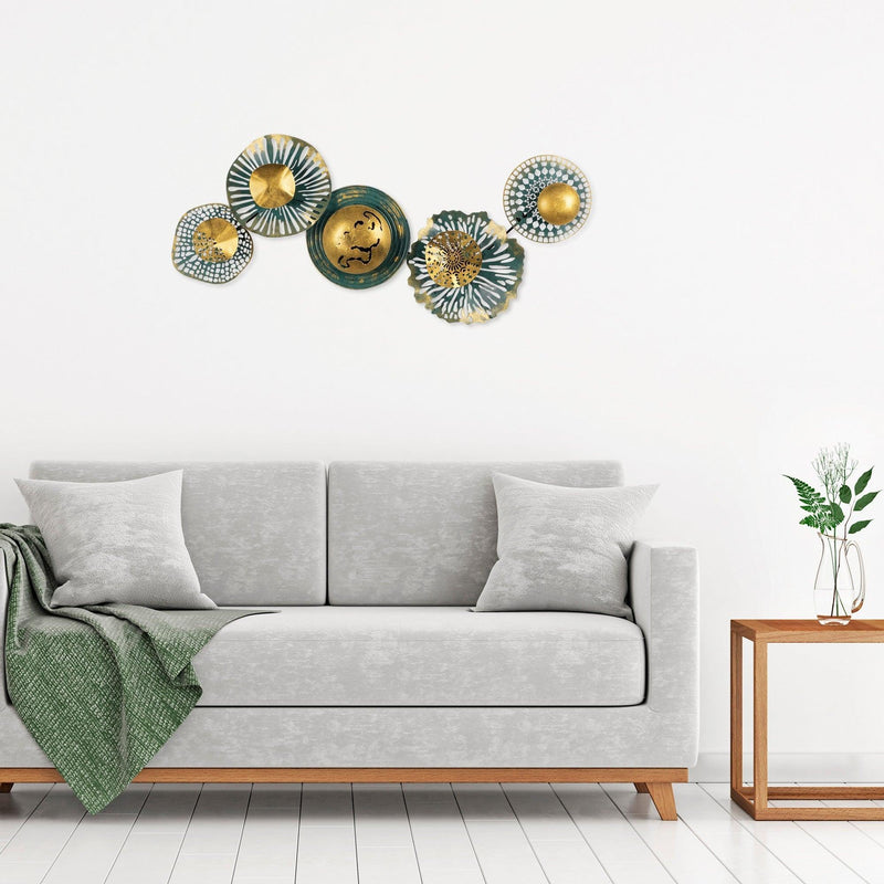 Decoratiune de perete Metal Sensuale, Multicolor, 50x0,15x100 cm