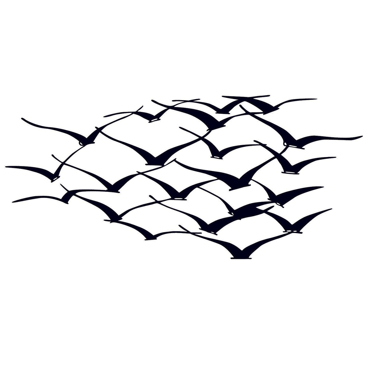 Decoratiune de perete Metal Tanelorn, Negru, 55x0.15x120 cm