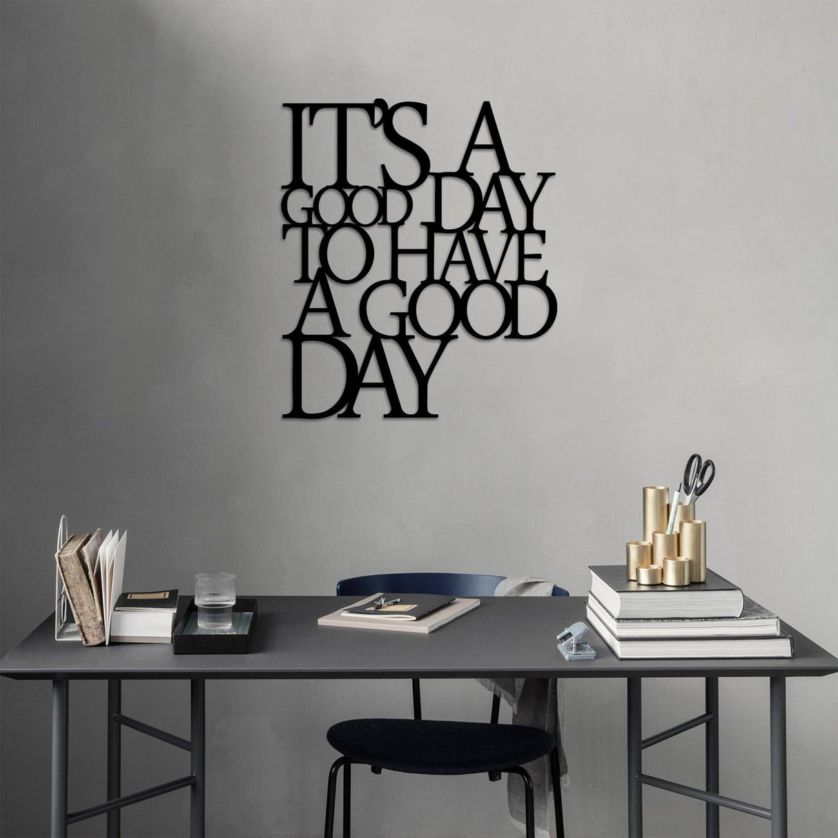 Decoratiune de perete Metal Tanelorn, Negru, 61x0.15x70 cm