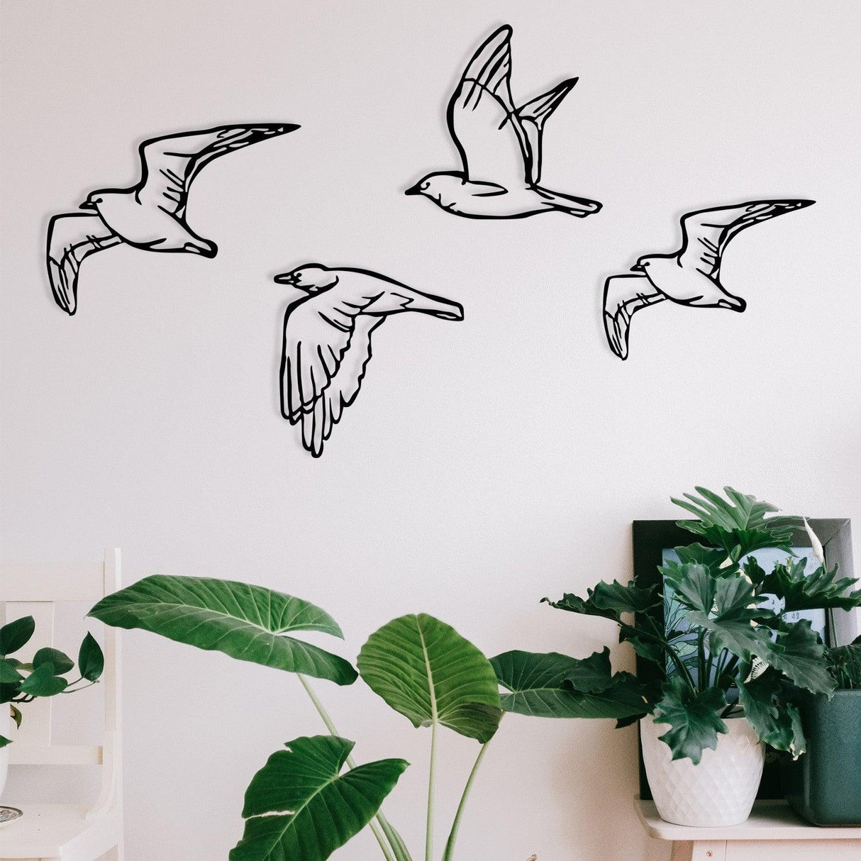 Decoratiune de perete Metal Zevahir, Negru, 24x0,12x100 cm