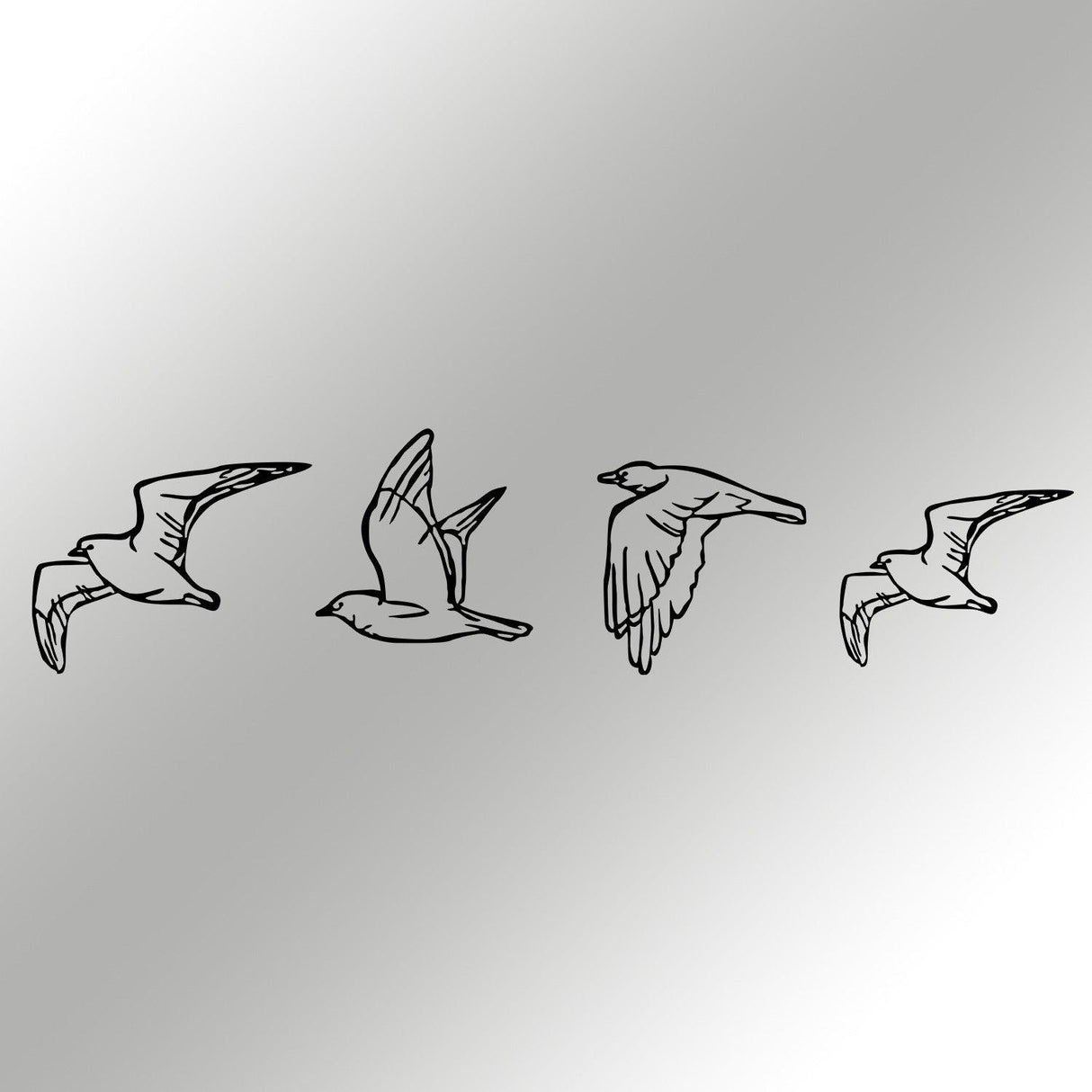 Decoratiune de perete Metal Zevahir, Negru, 24x0,12x100 cm