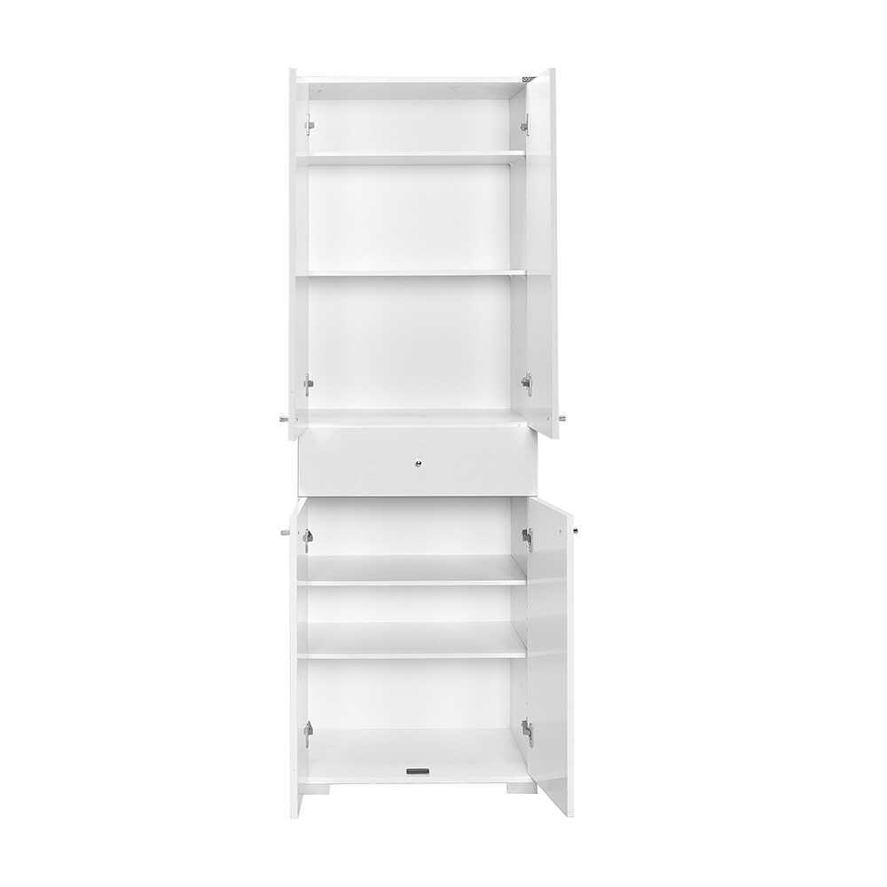 Dulap Adore Diamond, Multifunctional, 4 usi, 4 rafturi, 1 sertar 60 x 187 x 40 cm