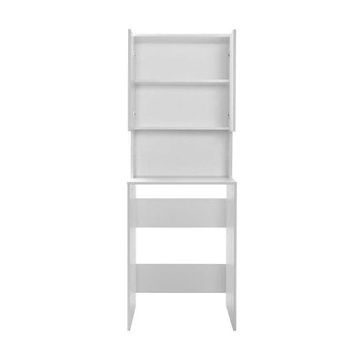 Dulap Baie Adore cu Loc Pentru Masina de Spalat, 3 Rafturi, 2 Usi, Alb, 65 x 182 x 60 cm
