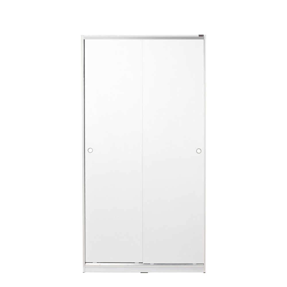 Dulap Haine Adore Slide Compact, 2 usi glisante, 94x182x52 cm - Alb