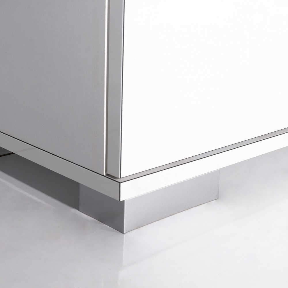 Dulap Multifunctional Adore Diamond, 2 usi, 1 sertar, Alb Lucios, 45 x 187 x 40 cm