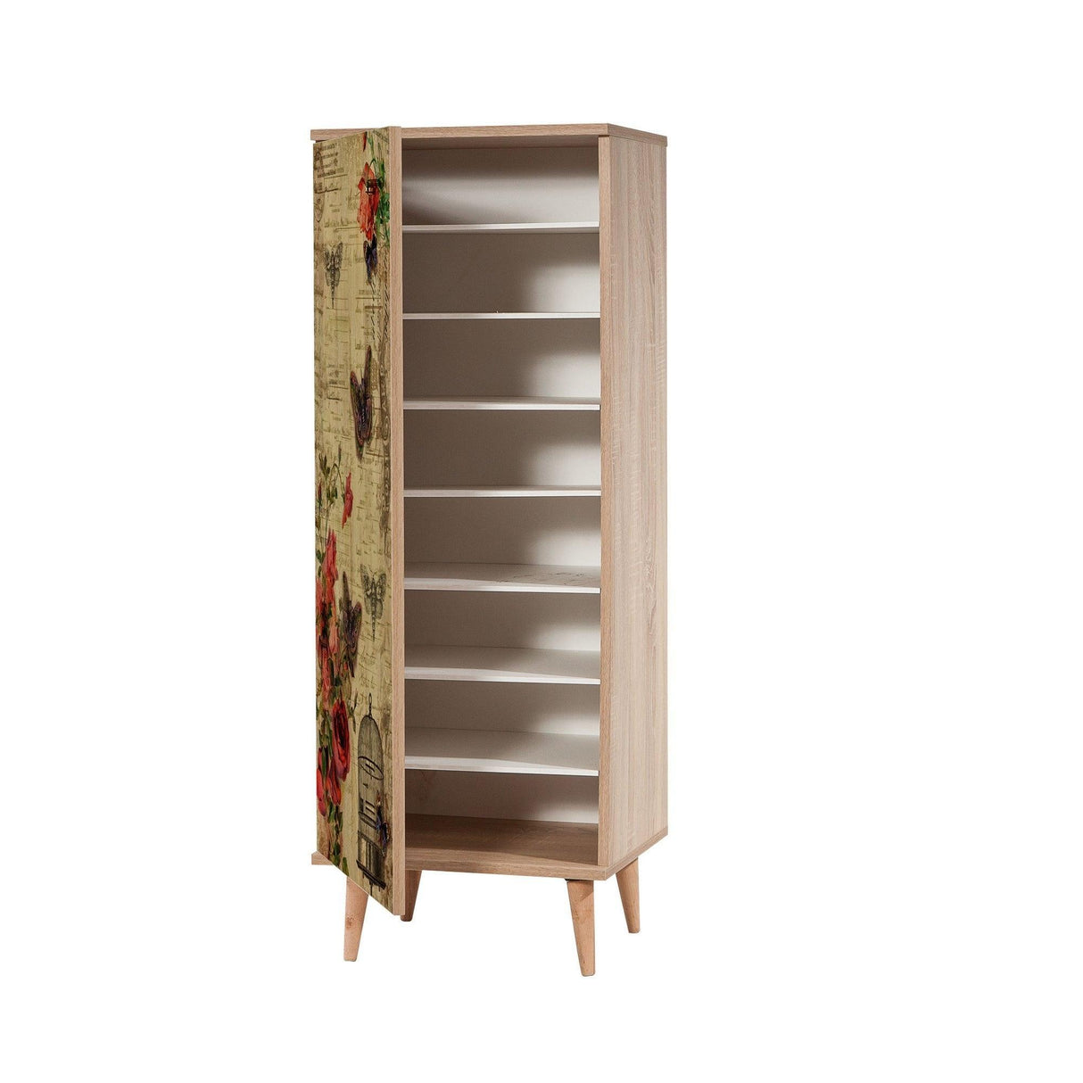 Dulap Multifunctional Filinta cu 2 Usi, Stejar, 50 x 38 x 135 cm