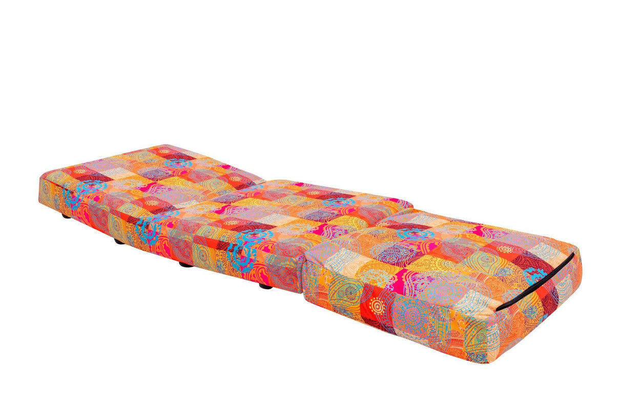 Fotoliu extensibil Matilda, Multicolor, 68x78x60 cm