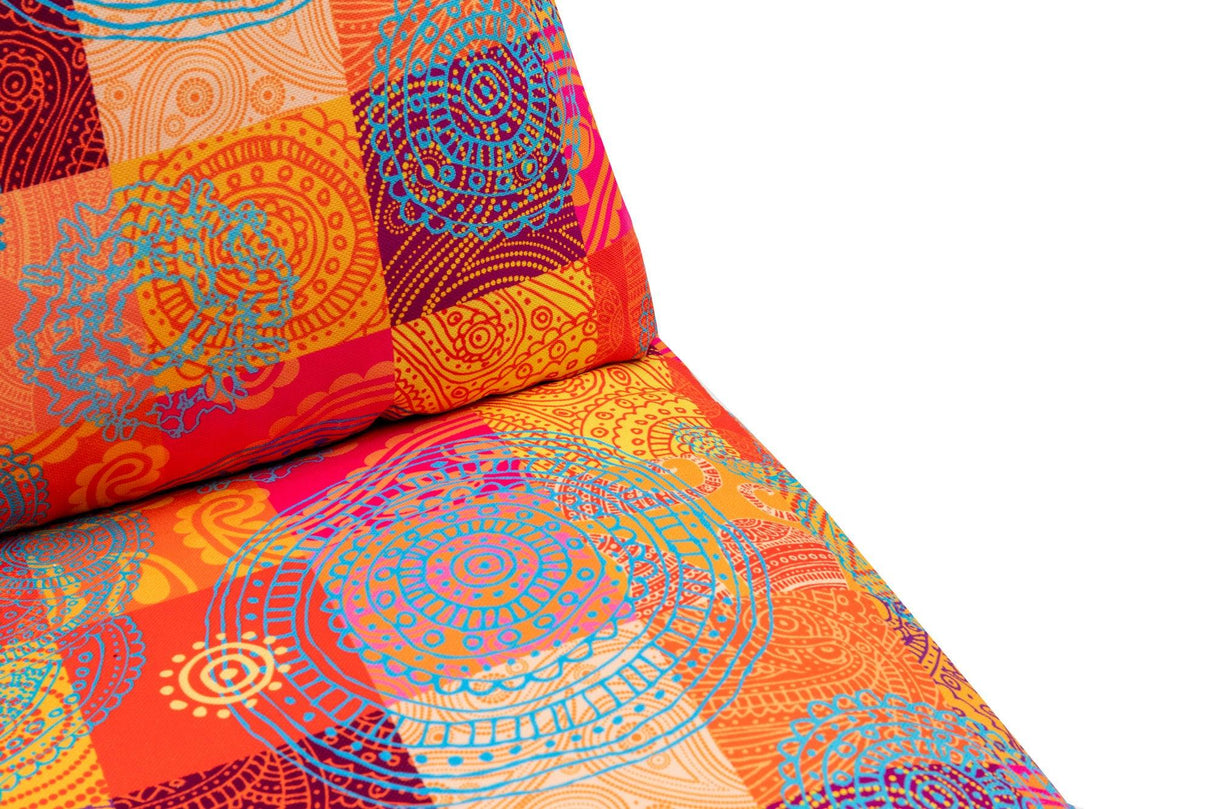 Fotoliu extensibil Matilda, Multicolor, 68x78x60 cm