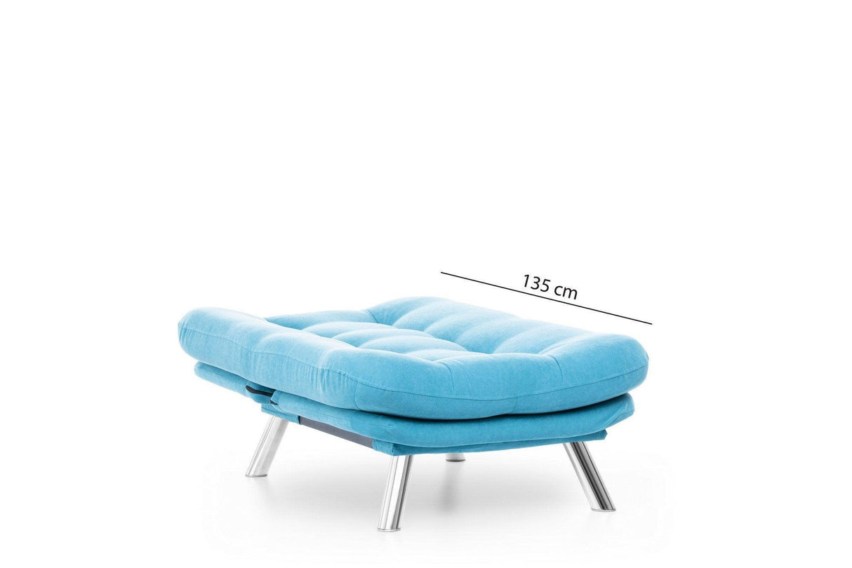 Fotoliu Extensibil Misa, Turcoaz