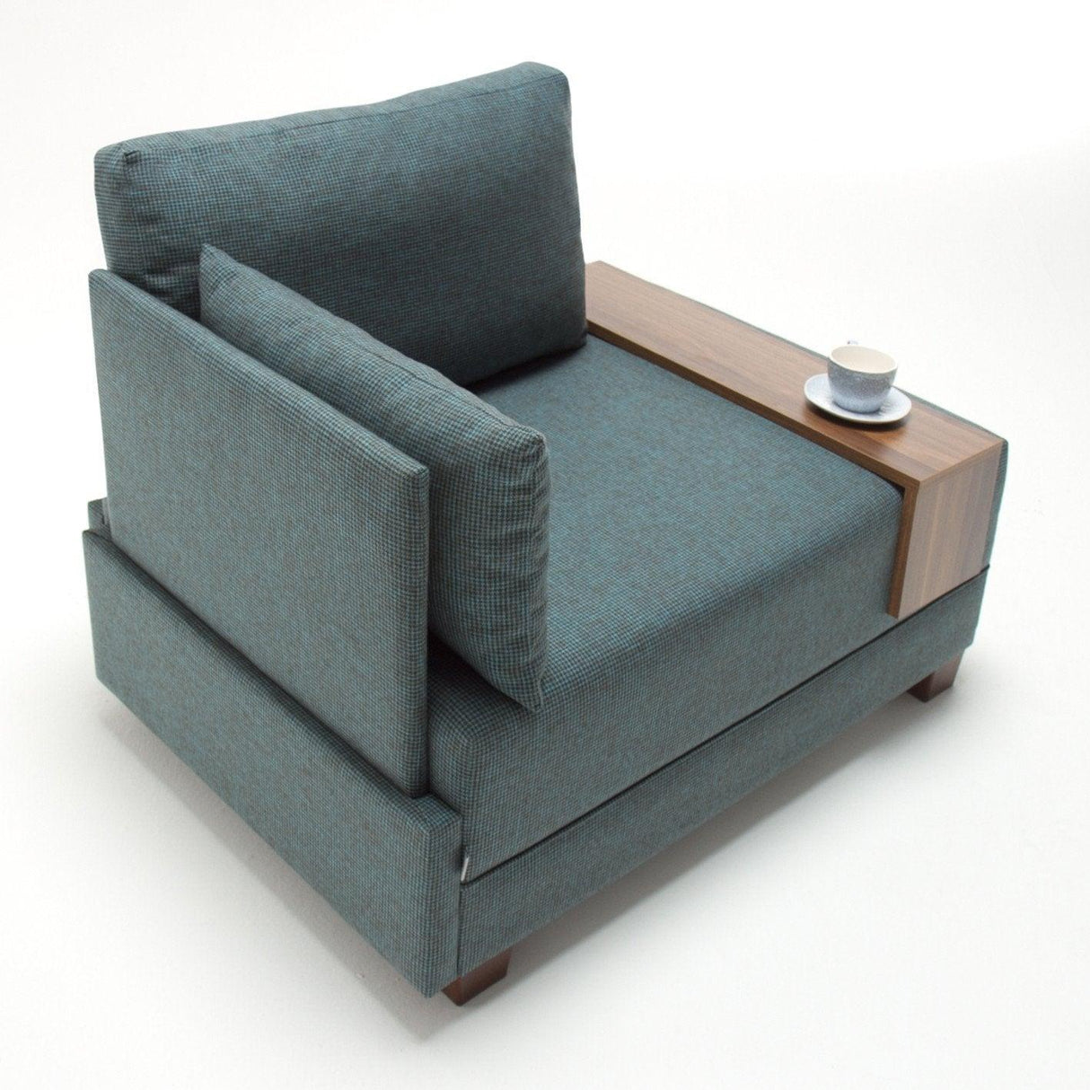 Fotoliu Stanga Liones, Turcoaz, 100 x 80 x 75 cm