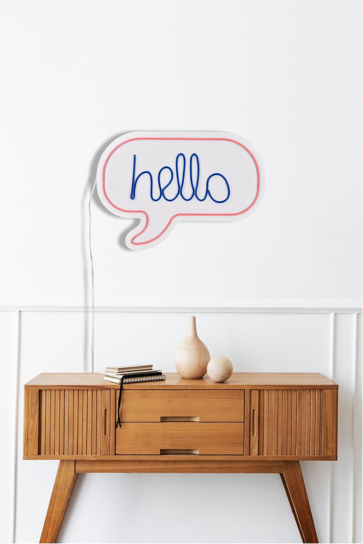 Lampa Neon Hello, Roz