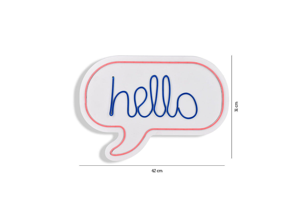 Lampa Neon Hello, Roz