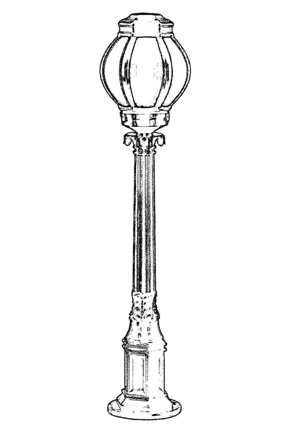 Lampa Pentru Exterior Waxshack, Negru, 23X2X90 Cm