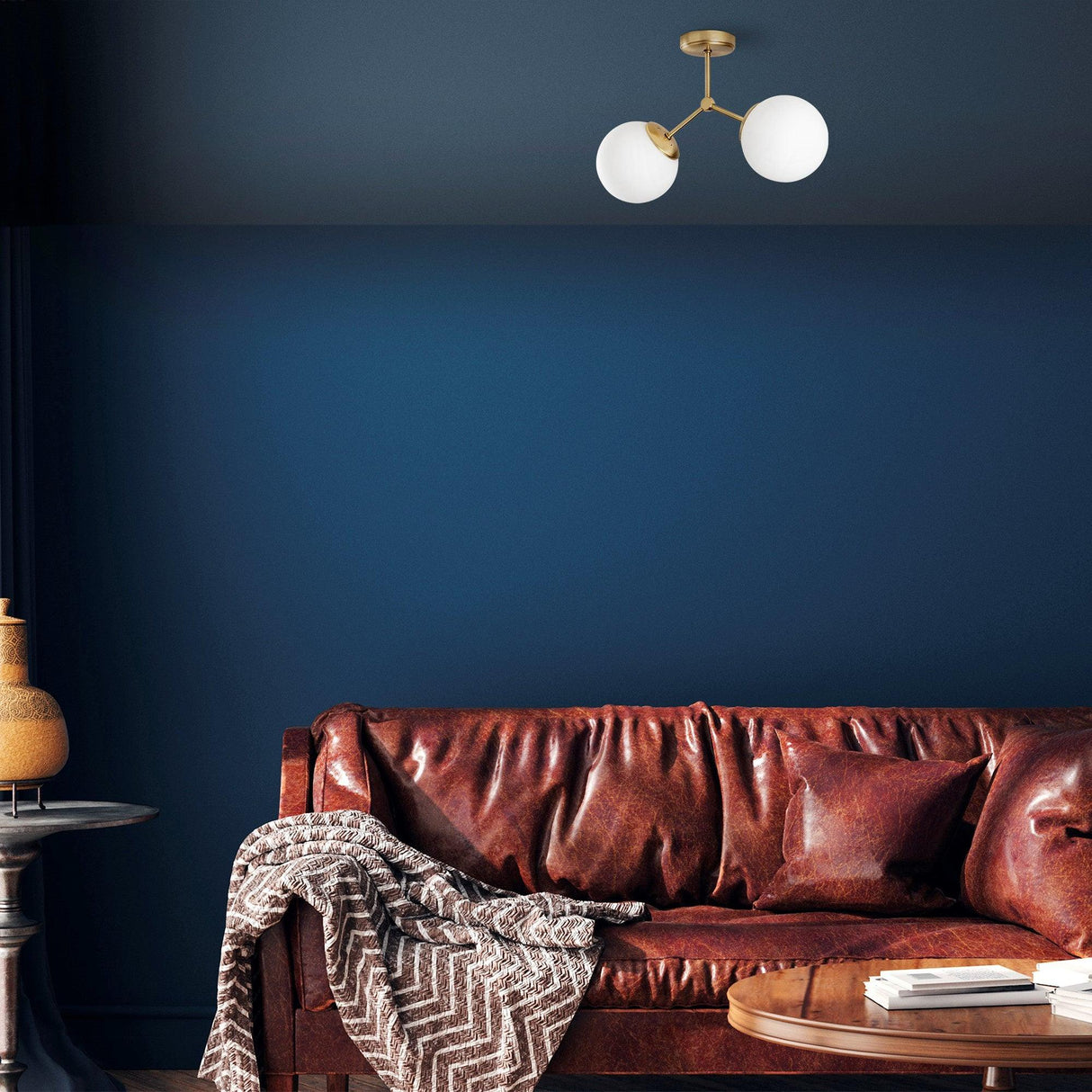 Lustra Arcis, Galben/Alb