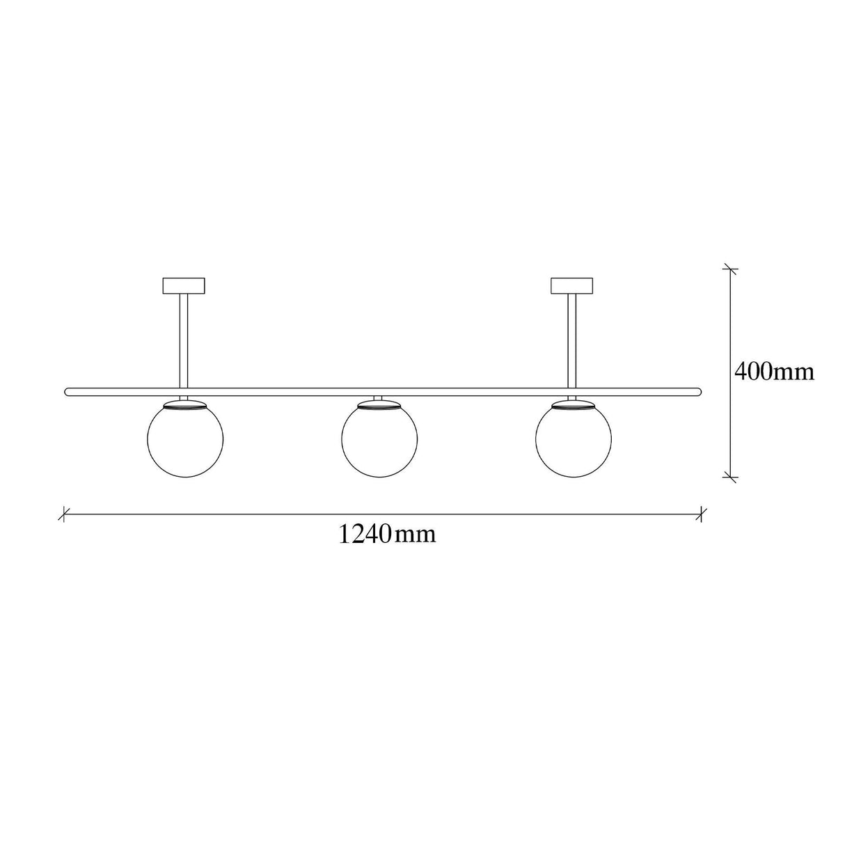Lustra Belinda, Negru