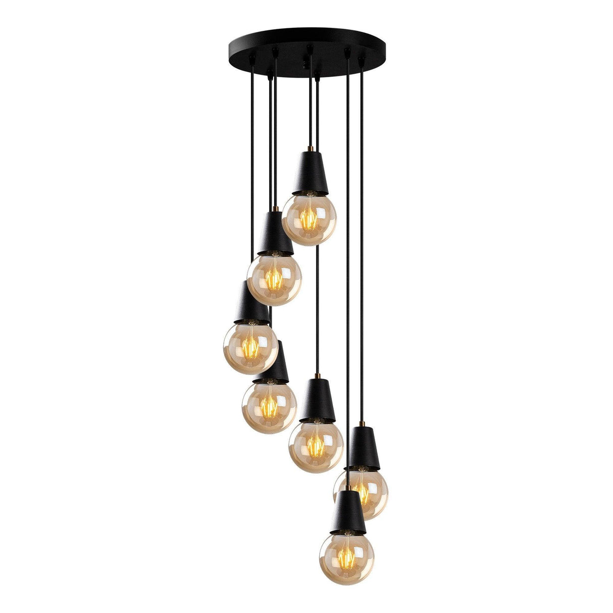 Lustra Candelabra, Negru