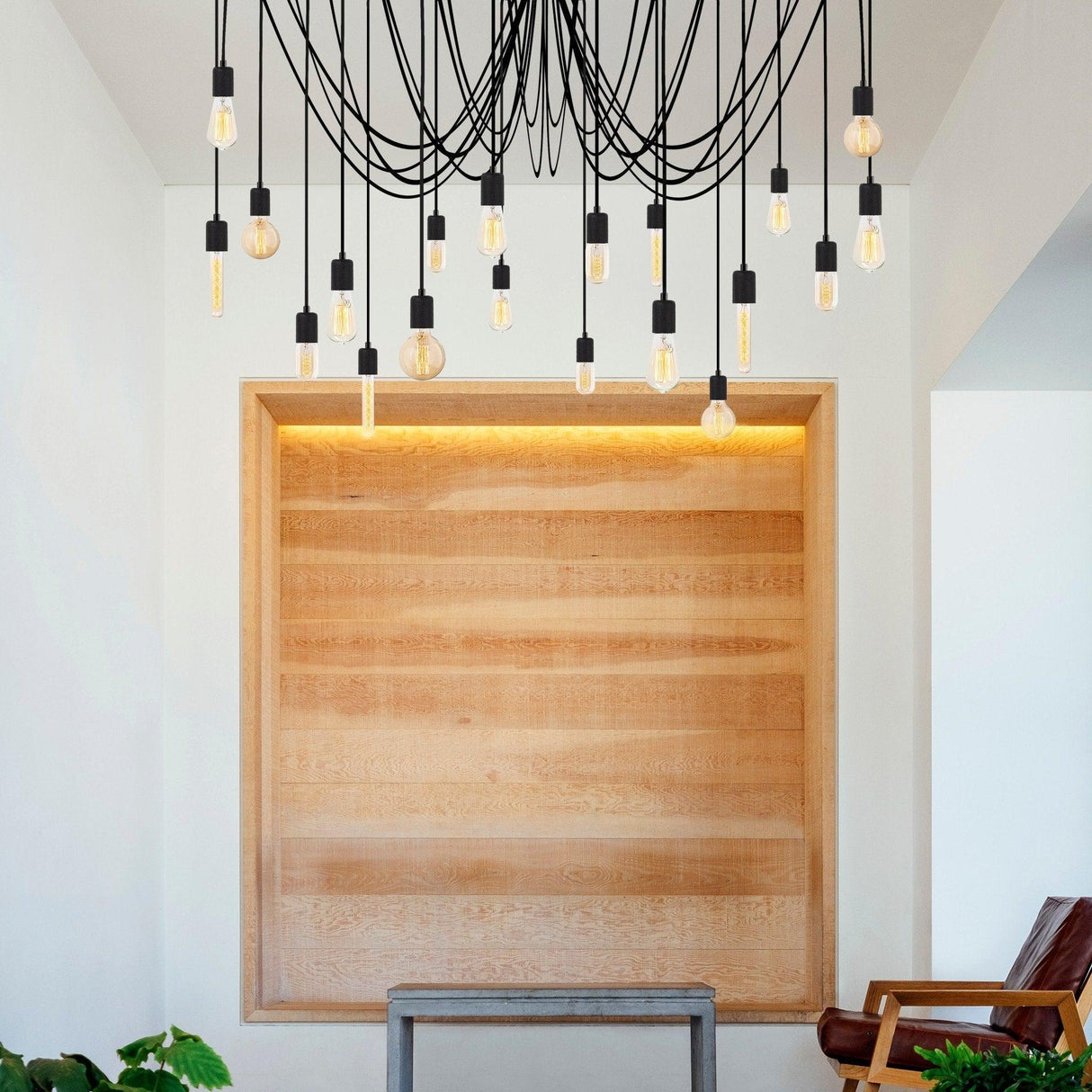 Lustra Candelabrix, Negru