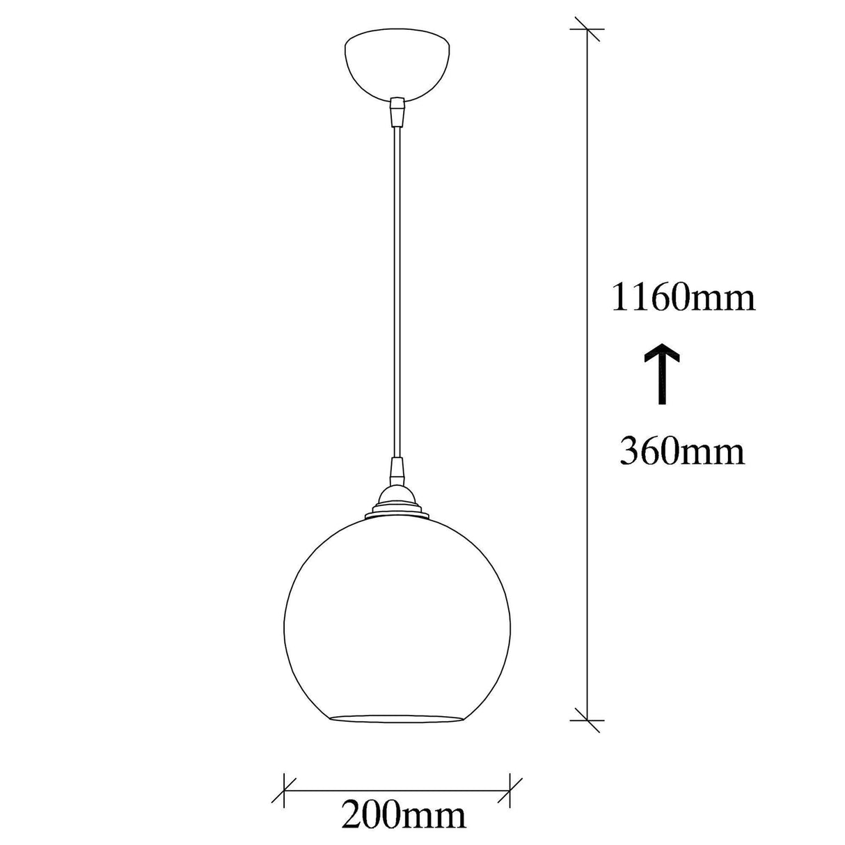 Lustra Eiran, Auriu/Negru