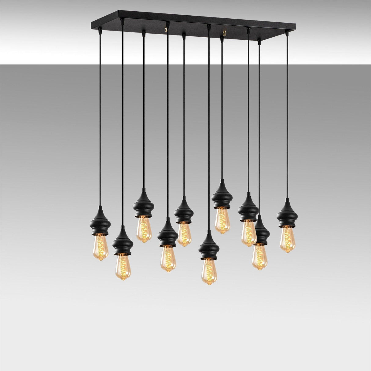 Lustra Exolamp, Negru