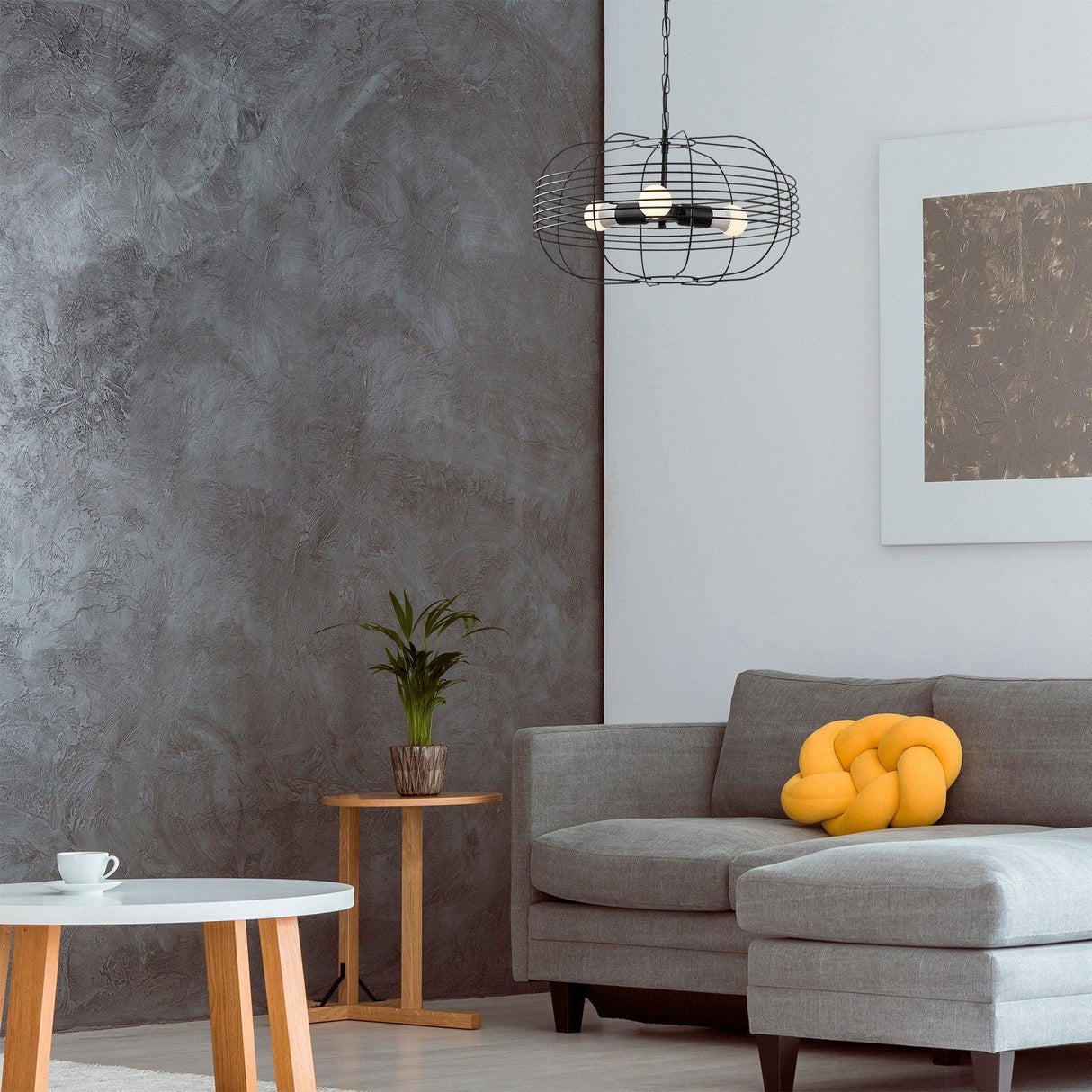 Lustra Ceilen, Negru