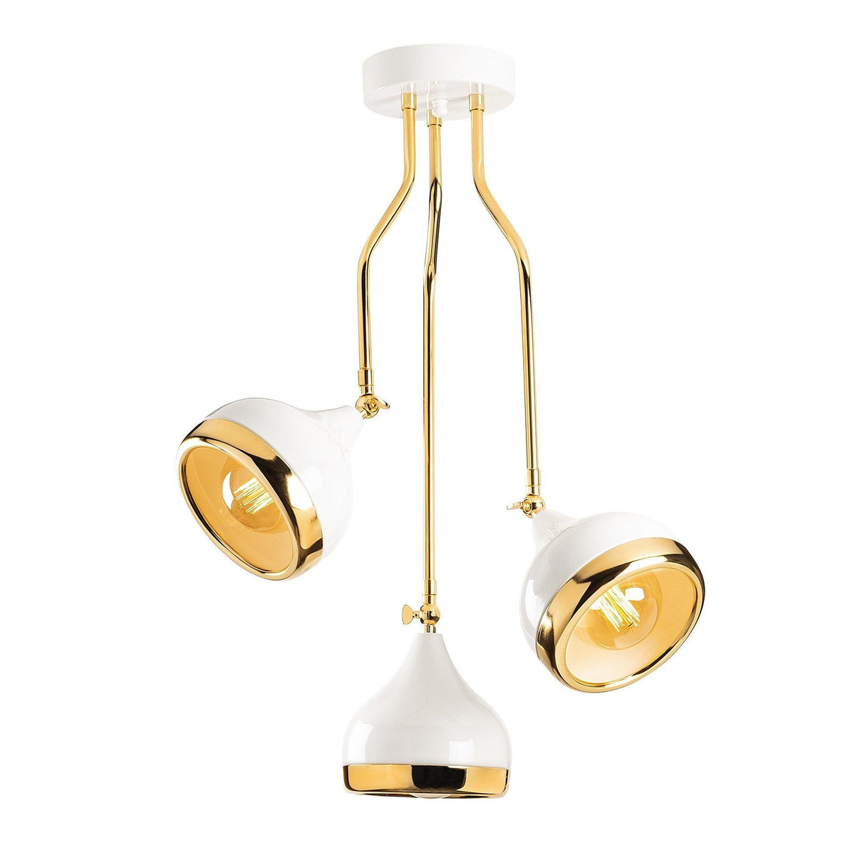 Lustra Glampx cu 3, Alb