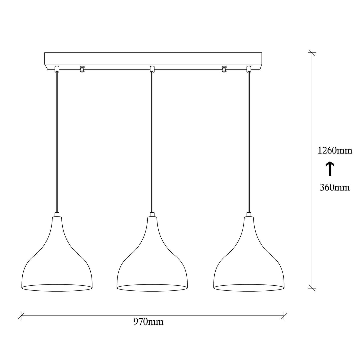 Lustra Konion , Cupru/Negru