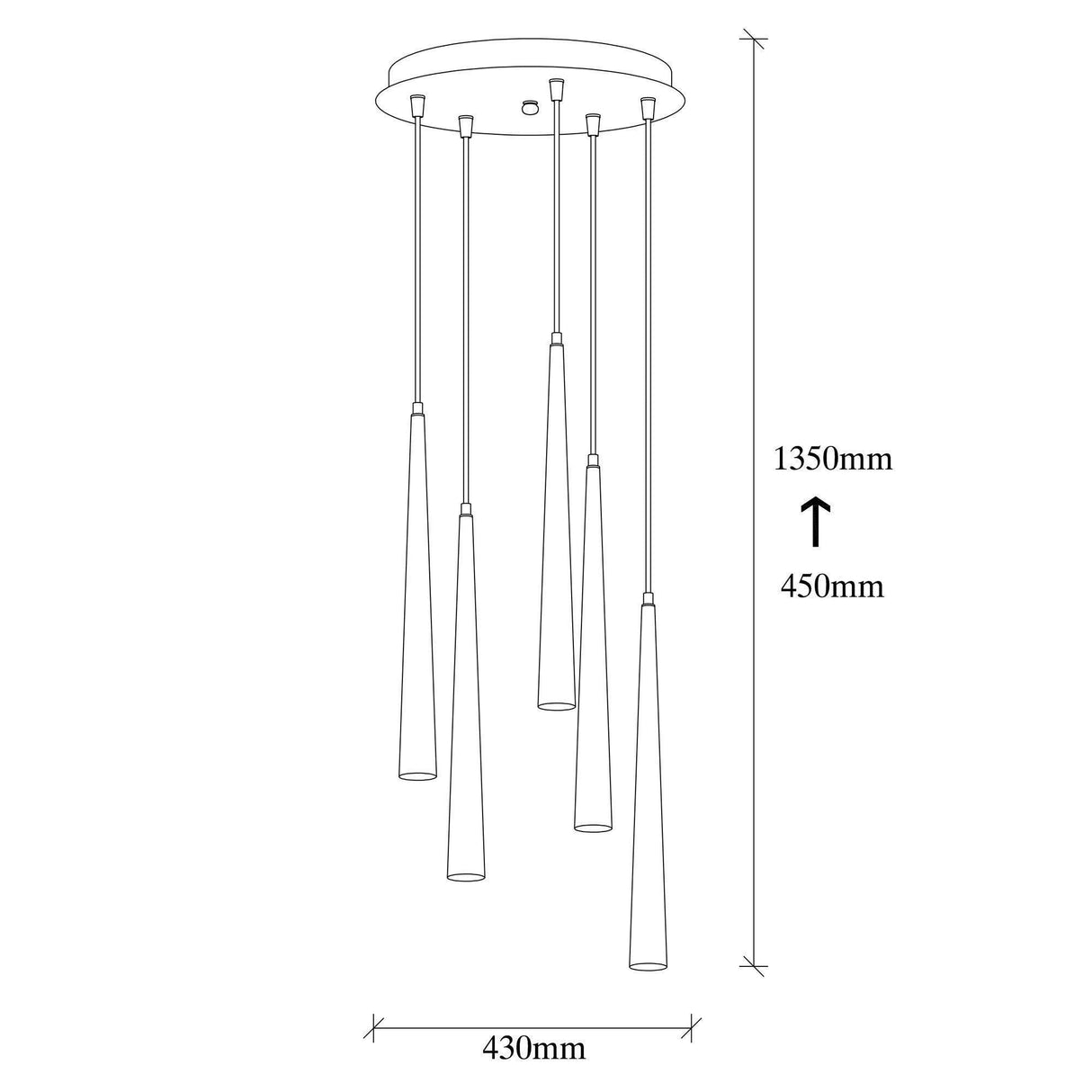 Lustra Lampium, Negru