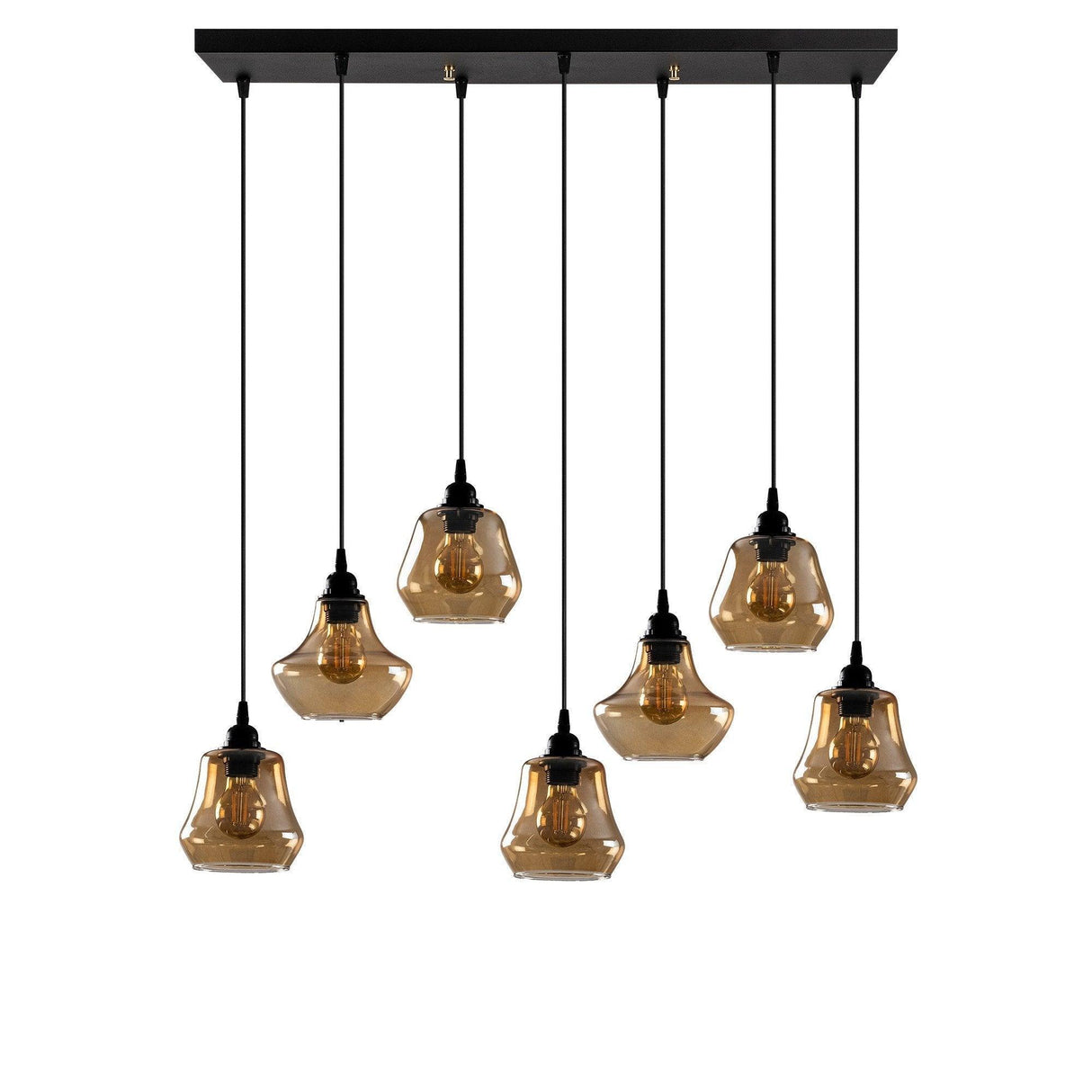 Lustra Lampster, Auriu/Negru