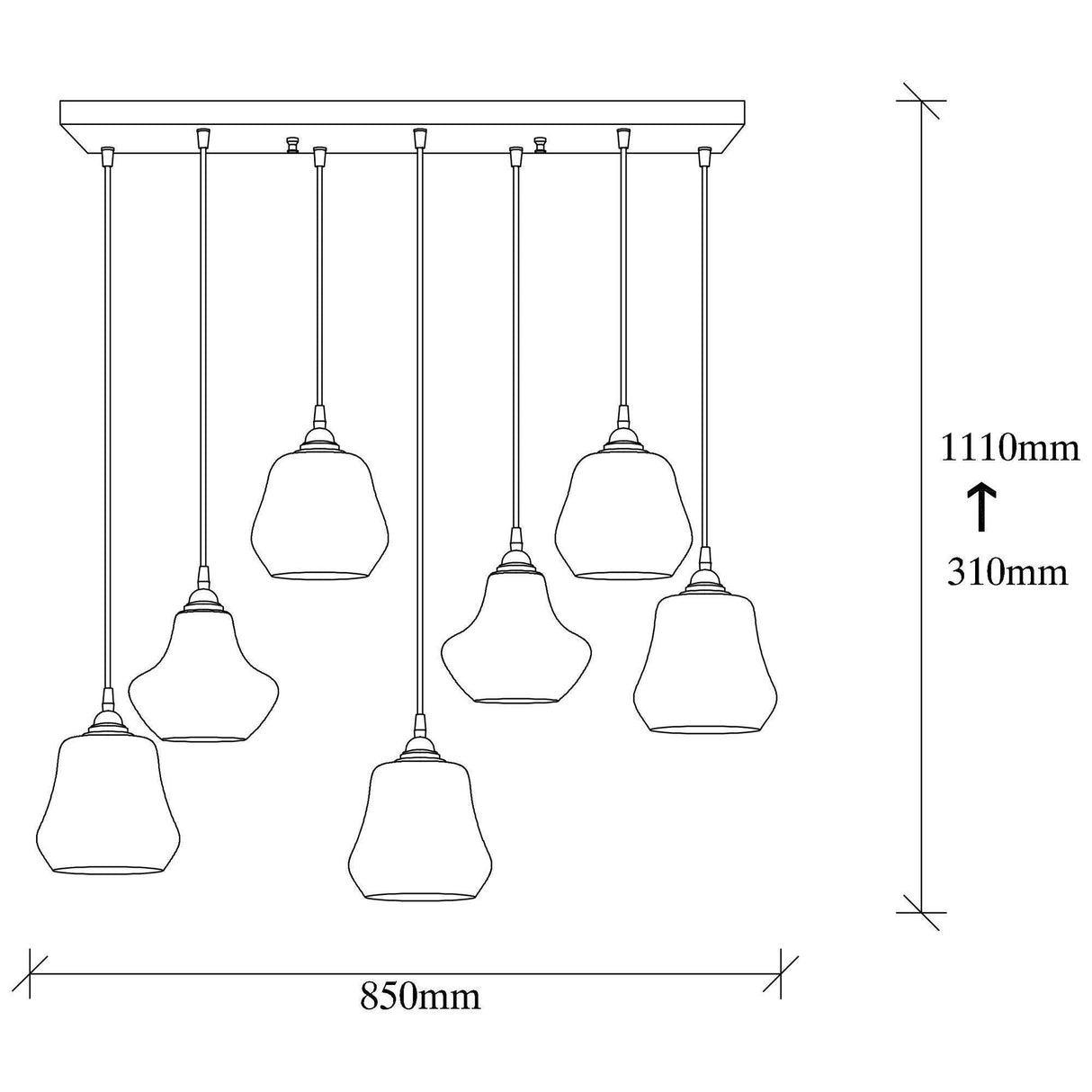 Lustra Lampster, Auriu/Negru