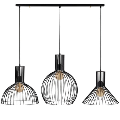 Lustra Luminar 68, Negru