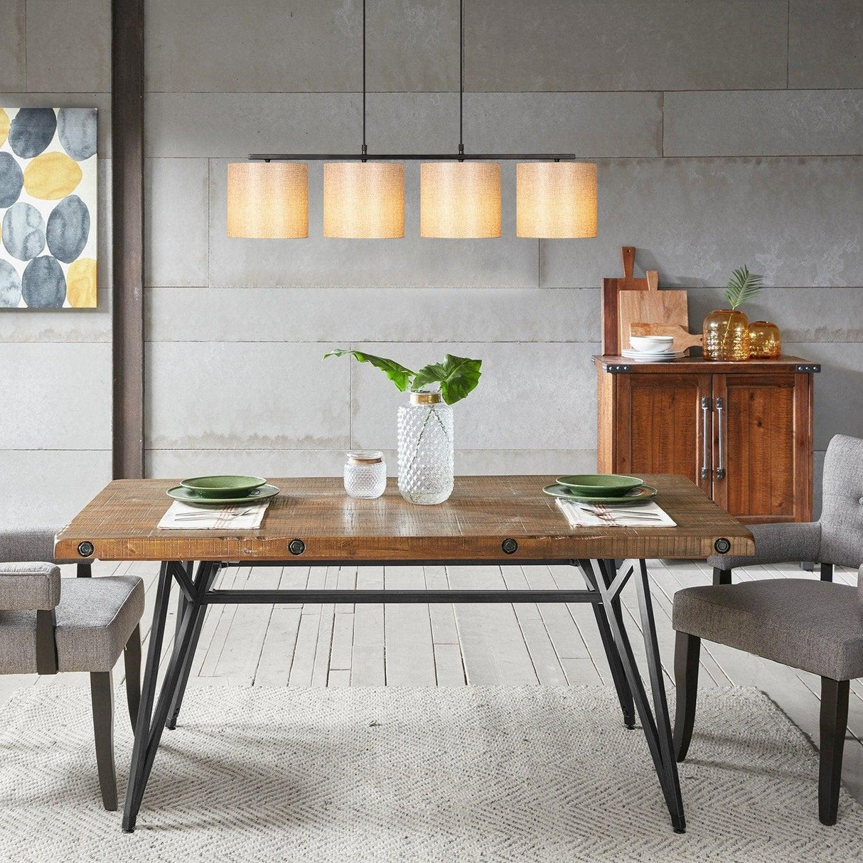 Lustra Luxxet, Negru/Crem