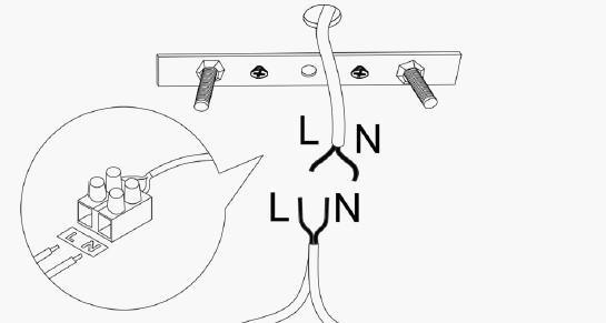 Lustra Luxxet, Negru/Crem