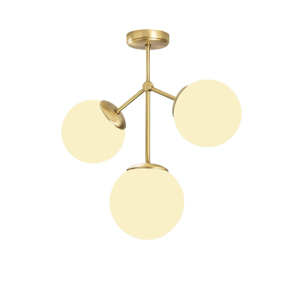 Lustra Ravelight 24, Galben/Alb