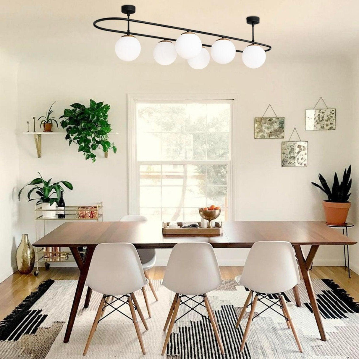 Lustra Sparklight, Negru