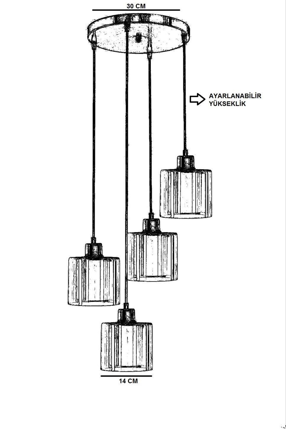 Lustra Sterium Design Elegant, Cupru