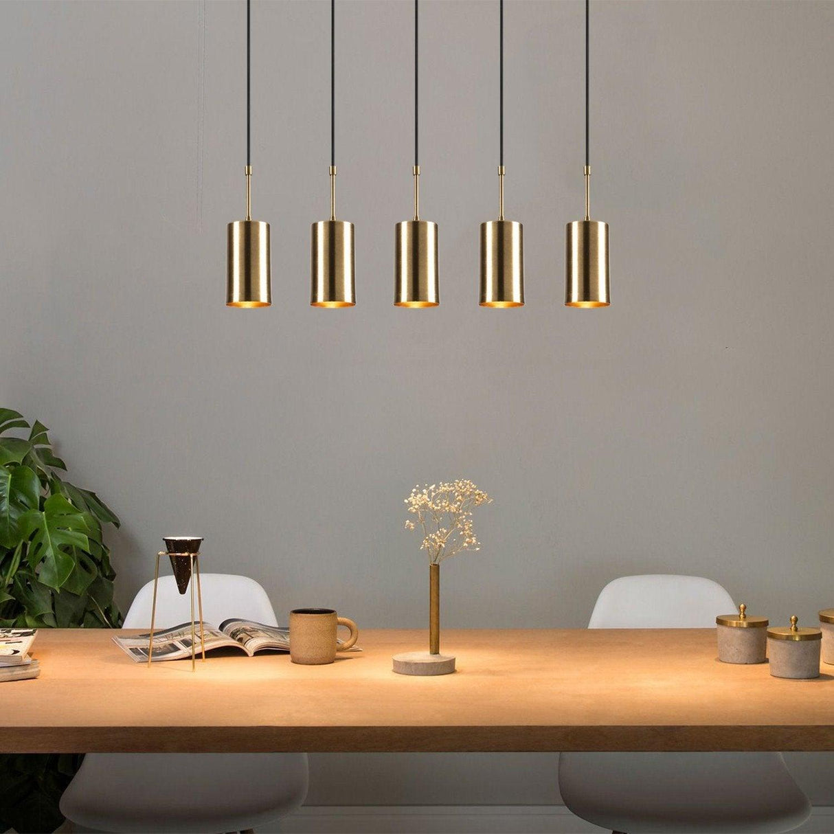 Lustra Vibramia, Antic - Negru, 79x9x120 cm