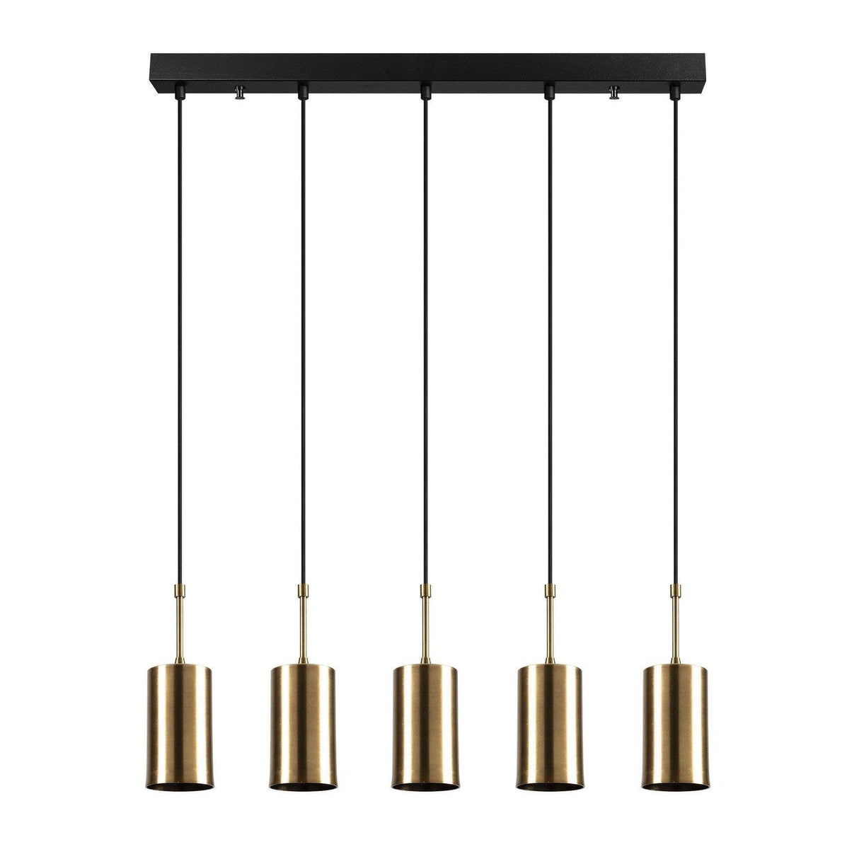 Lustra Vibramia, Antic - Negru, 79x9x120 cm