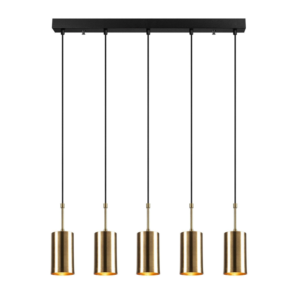 Lustra Vibramia, Antic - Negru, 79x9x120 cm