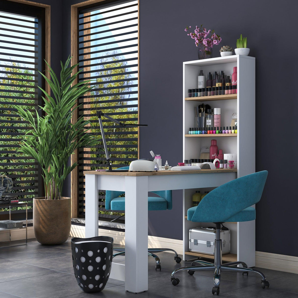 Masa De Bucatarie cu Dulap Claudia, Nuc, 120 X 153 X 54 Cm