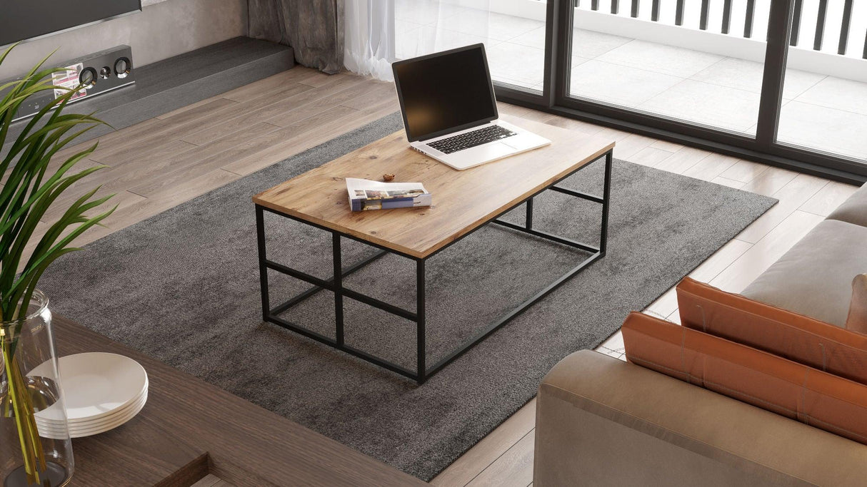 Masuta de cafea Barrie, Stejar, 100 x 40 x 60 cm