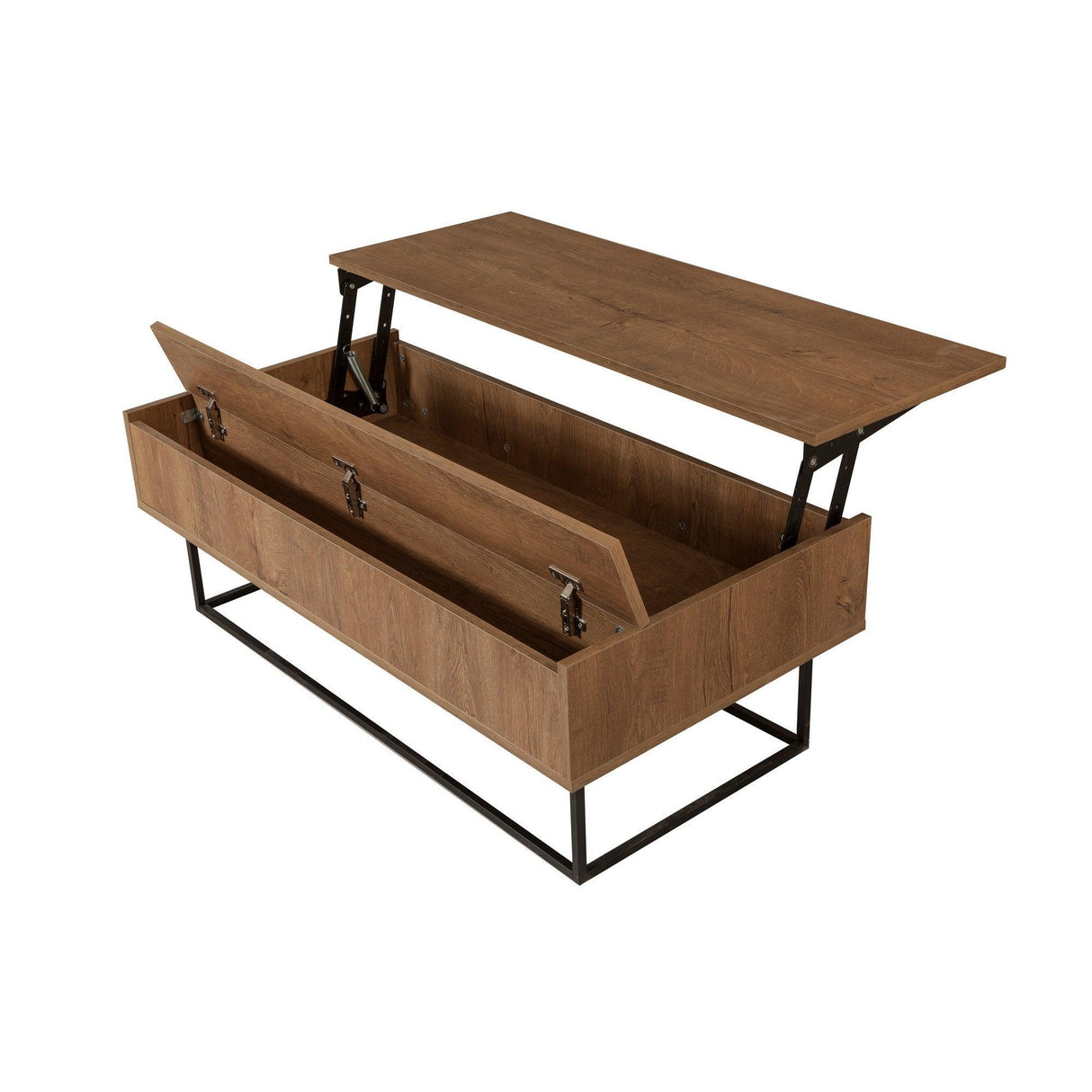 Masuta de Cafea Est, Nuc, 120x58x92 cm