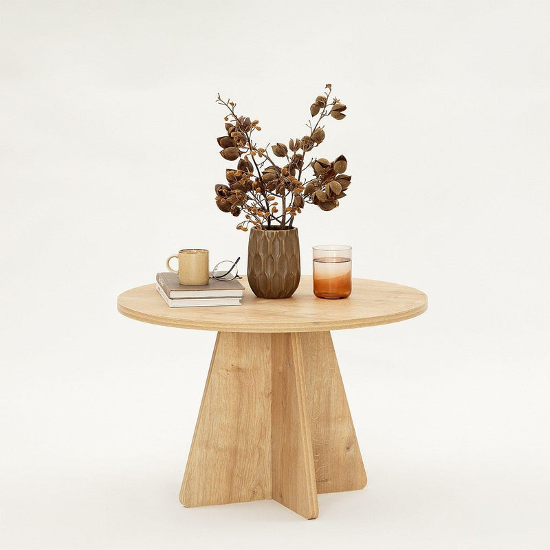 Masuta de cafea Mushroom - Living Oak, Stejar, 60 x 40 x 60 cm