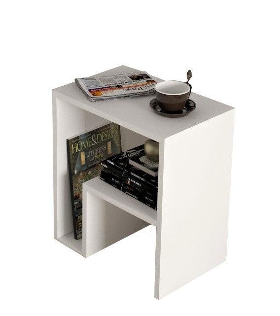 Masuta lateral Yepa, Alb, 30 x 52 x 45 cm