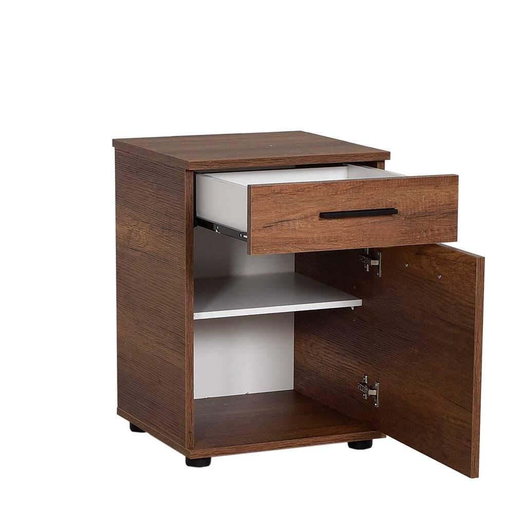Noptiera Adore Trendline, Alb - Maro, 40x57x39 cm - Maro
