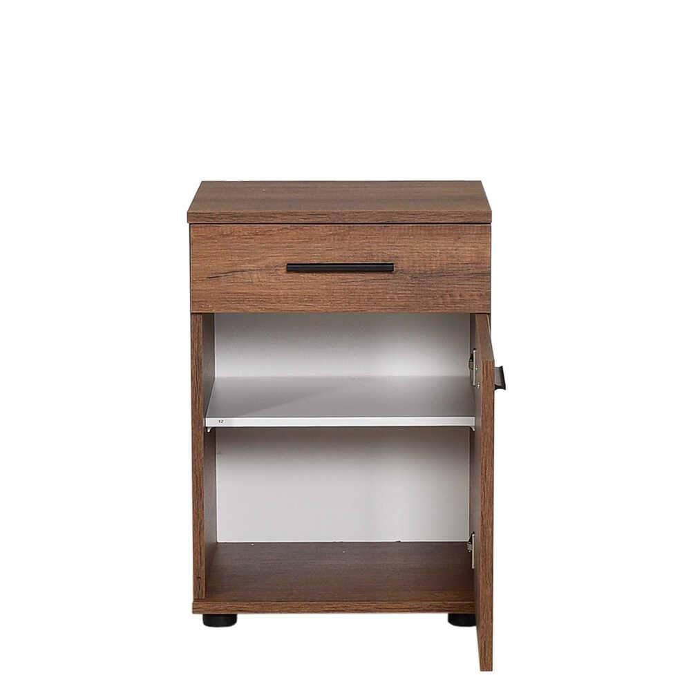 Noptiera Adore Trendline, Alb - Maro, 40x57x39 cm - Maro